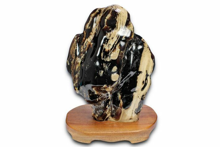 Piece Of Polished Indonesian Amber with Base - Massive! #334977